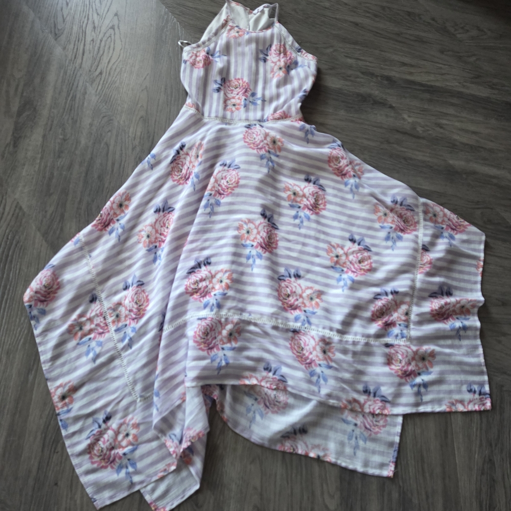 Candie's Pink and White Floral Dress